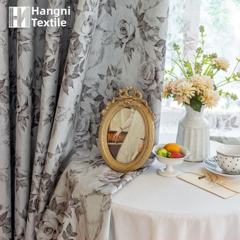 Polüestrist kardinad trükiga, täielik pimendatus (100%), sobib kontorile, elutoale ja magamistubale, bränd Hanny