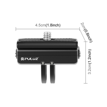Puluz Fat Bull Магнитна приставка за бързо освобождаване за монтаж на Insta360 Ace Pro, X3, One X2 и GoPro бази — алуминиева сплав, Pu965b