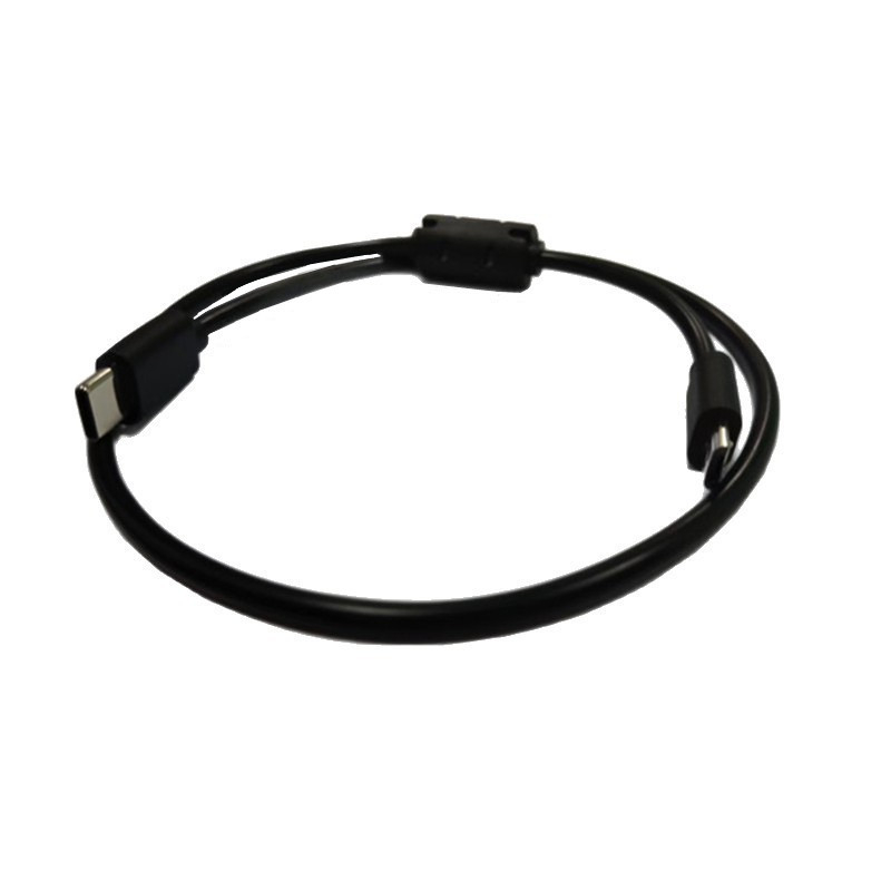 OTG USB-C į Micro USB duomenų laidą, 0,5 m ilgio, 480 Mbps greitis, vario branduolys