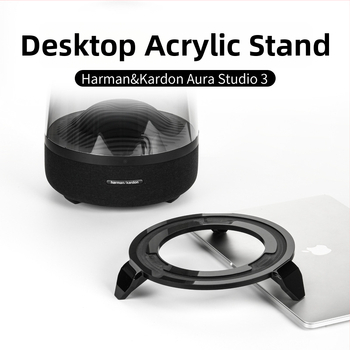 Akrüülhoidla Harman Kardon Aura Studio 3 kõlaritele – kukkumiskindel ja tolmukindel hoiulahendus, OEM töötlemine, pakk OPP kotiga