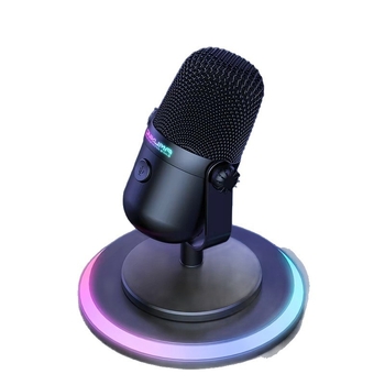 Onikuma M830 USB dinaminis žaidimų mikrofonas su prisilietimo RGB ekranu ir triukšmo slopinimu tiesioginėms transliacijoms