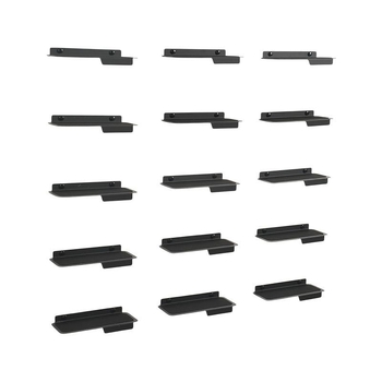 Raft pentru pantofi, montat pe perete, din metal, reglabil, pentru pantofi sport și casual