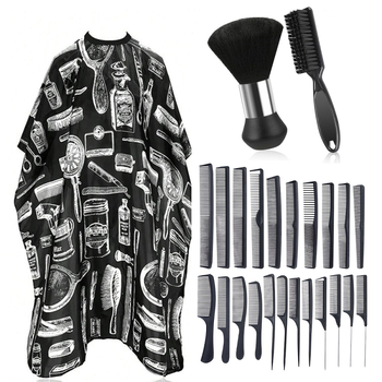 Plaukų šukų rinkinys, plastikinis, prekė Beautiful, be licencijuotų privačių prekių ženklų