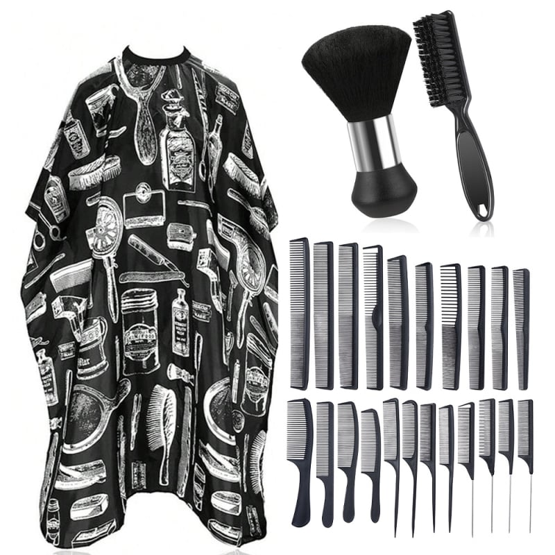 Plaukų šukų rinkinys, plastikinis, prekė Beautiful, be licencijuotų privačių prekių ženklų