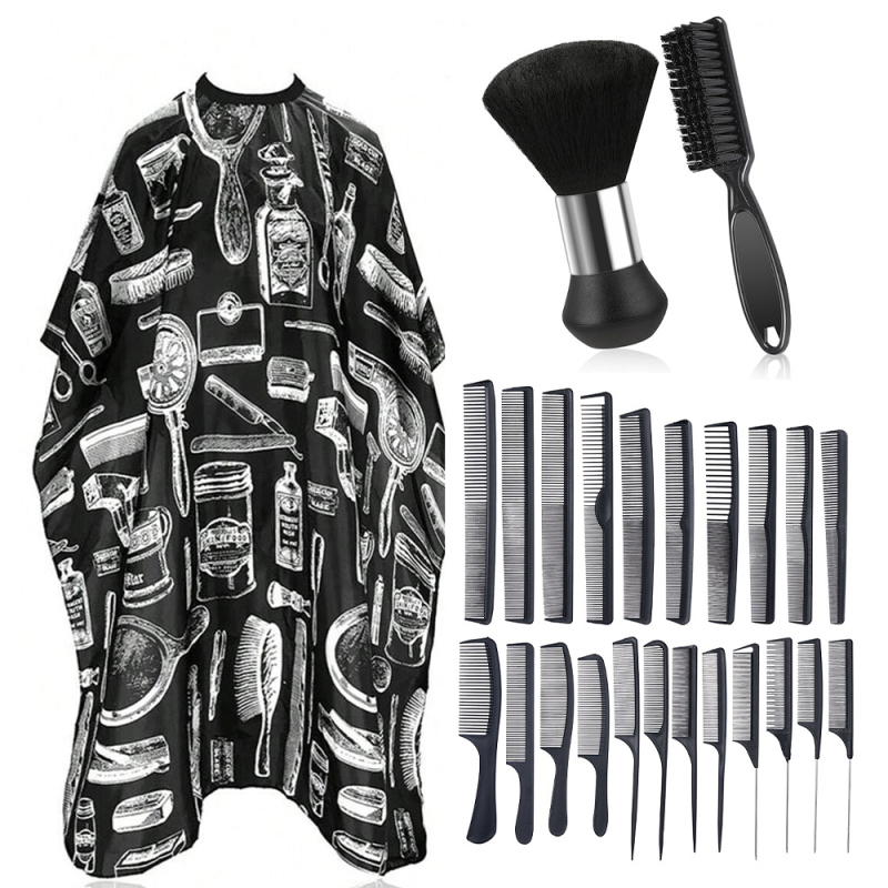 Plaukų šukų rinkinys, plastikinis, prekė Beautiful, be licencijuotų privačių prekių ženklų