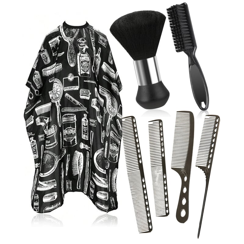 Plaukų šukų rinkinys, plastikinis, prekė Beautiful, be licencijuotų privačių prekių ženklų