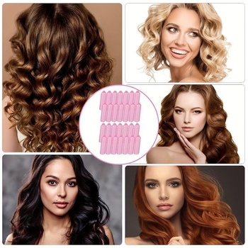 56 vnt. minkštų putų garbanojimo volai plaukams – keraminis šilumos laidininkas – tris viename: džiovinimas, garbanos ir tiesinimas