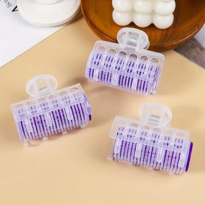 Συσκευή μπούκλωσης μαλλιών με κλιπ, σώμα από πλαστικό/ρητίνη, μη εμπορική μάρκα, για καθημερινή χρήση