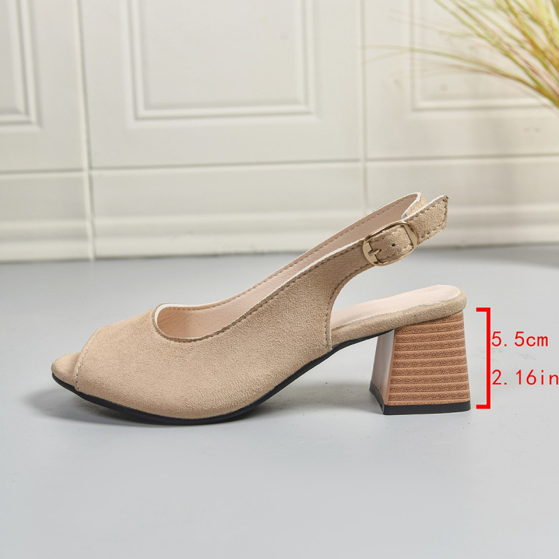 Kalasuu sandaalid, paks kann, ümmargune varvas, klips, kummist talla