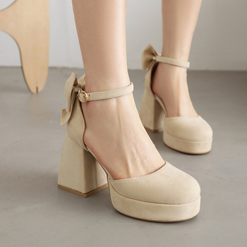 Ühe rihmiga sandaalid, ümmargune varvas, magus stiil, 2023 kevad, mudel G954