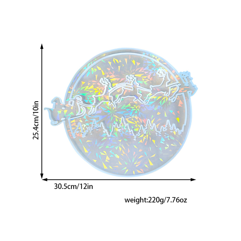 Silikonska epoksidna kalupa za DIY zidnu dekoraciju — nepravilan oblik
