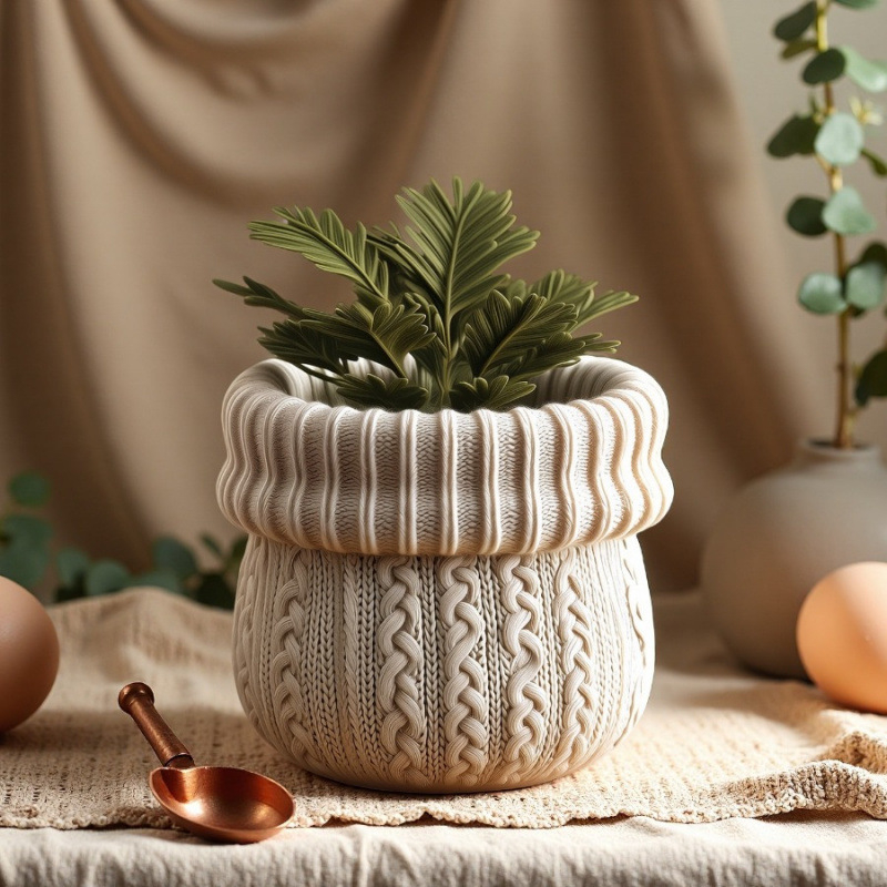 Молд за буркан пуловера с лесно освобождаване – пасторален стил