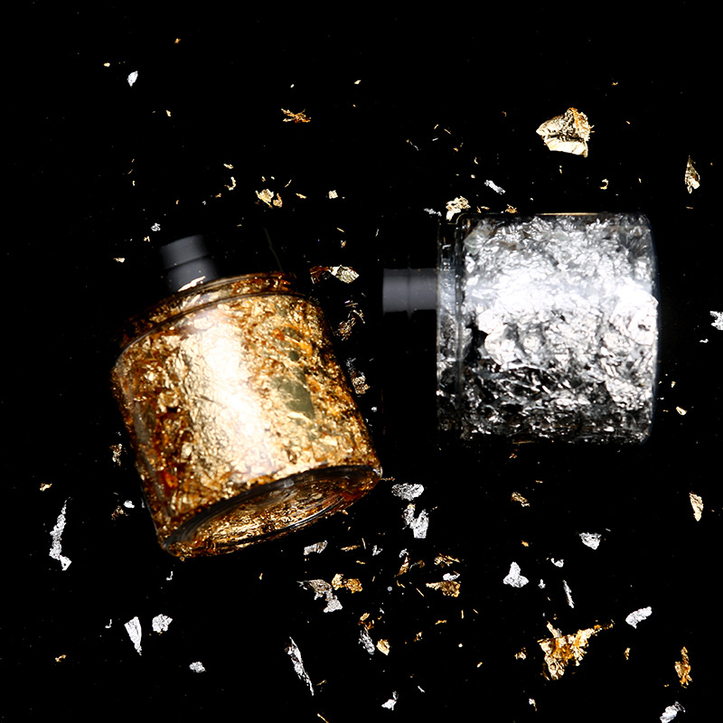 Set od smole s perlama: zlatna folija, aluminijska folija, suho cvijeće – za narukvicu i kućište telefona – DIY materijali