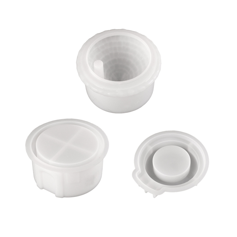 Silikonski kalup za pečenje u obliku kuće s dimnjakom – nepravilnog oblika, za DIY projekte, svijeće i aromaterapijske posude