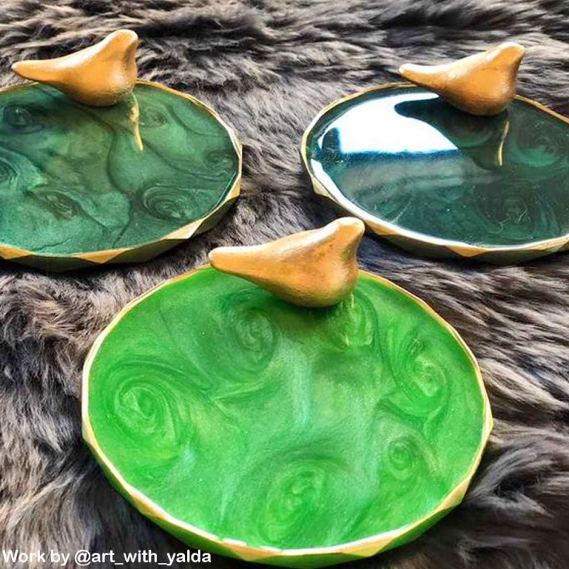 Silicone kalup za kolače – nepravilnog oblika, okrugli brid s fasetom, za DIY smolu