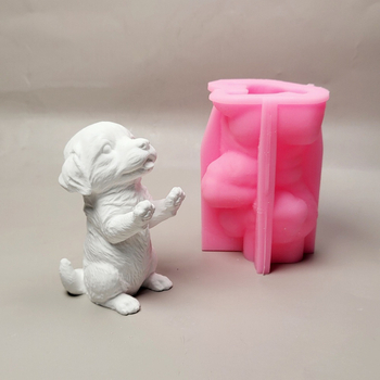 Silikonska forma za štene – fondantska forma za DIY ukrase torti, kružnog oblika, W0635