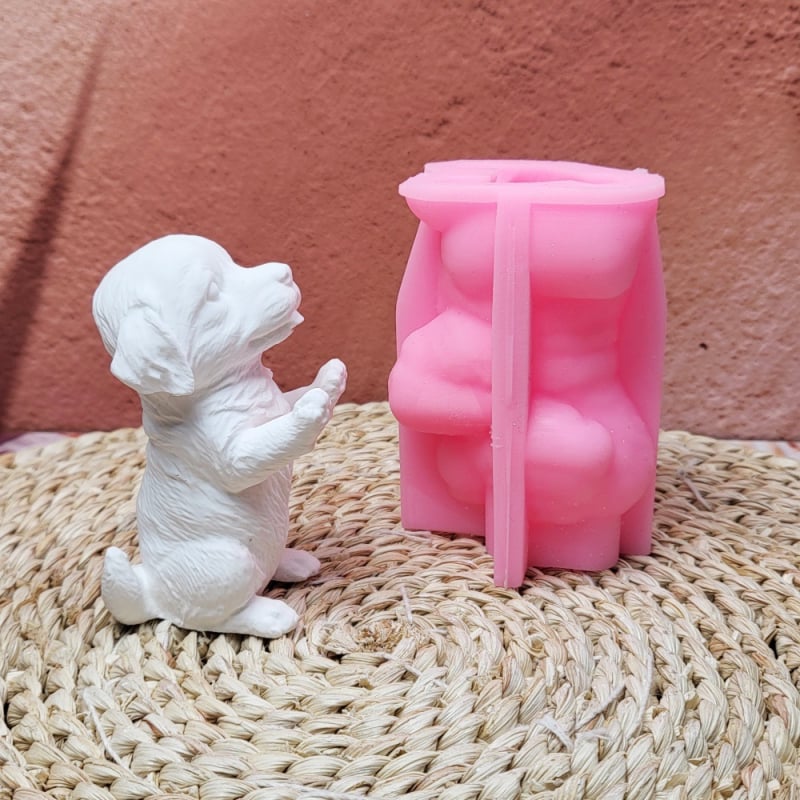 Silikonska forma za štene – fondantska forma za DIY ukrase torti, kružnog oblika, W0635
