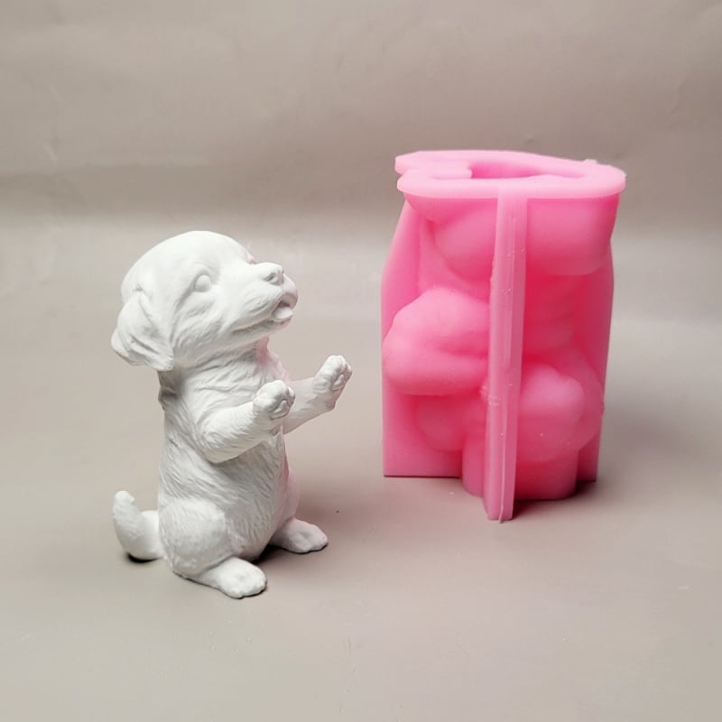 Silikonska forma za štene – fondantska forma za DIY ukrase torti, kružnog oblika, W0635