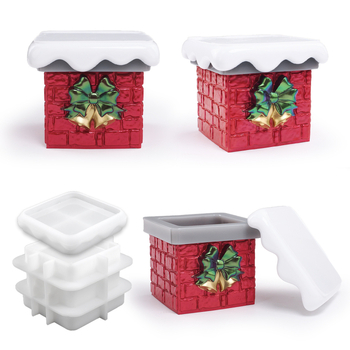 Silikono kepimo forma su netaisyklinga forma, mielas stilius