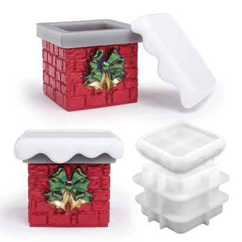 Silikono kepimo forma su netaisyklinga forma, mielas stilius