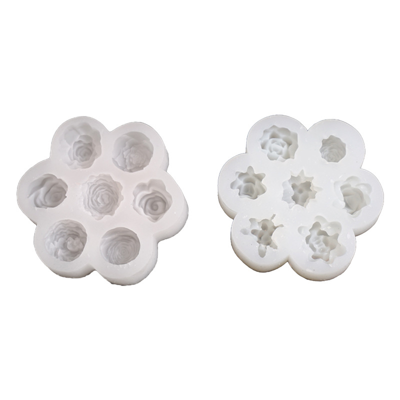Silikoninė gėlių forma, netolygus kontūras, kepimo forma, šiuolaikinis minimalistinis stilius, išleidimas 2025