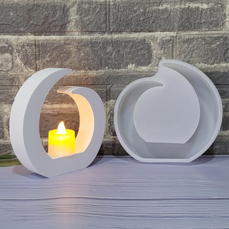 Geometrinė silikoninė forma geometriniams žvakidėms, cementui/gipsui, DIY