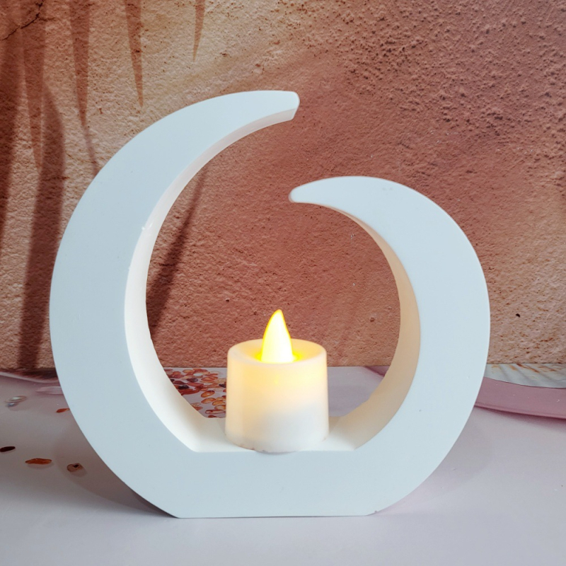 Geometrinė silikoninė forma geometriniams žvakidėms, cementui/gipsui, DIY