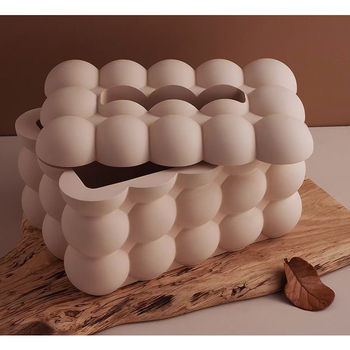 Silikoninė forma servetėlių dėžutei — DIY sandėliavimo organizatorius, reguliaraus daugiakampio formos