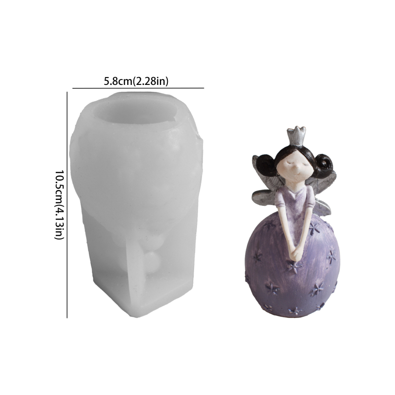 Silicone tortų forma – nereguliarios formos, rankų darbas, DIY, miško pasakų elfės mergaitės dizainas