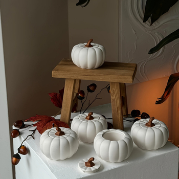 Silikonska forma za kutiju za pohranu u obliku tikve – ručna izrada, zimsko izdanje 2025