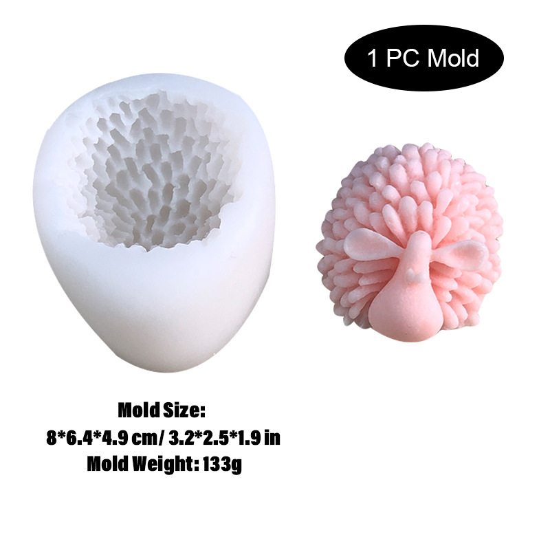 3D silikono forma aviai, neregulari forma, silikonas, kodas XQ2829, skirta aromatiniam gipso ir žvakių gamybai