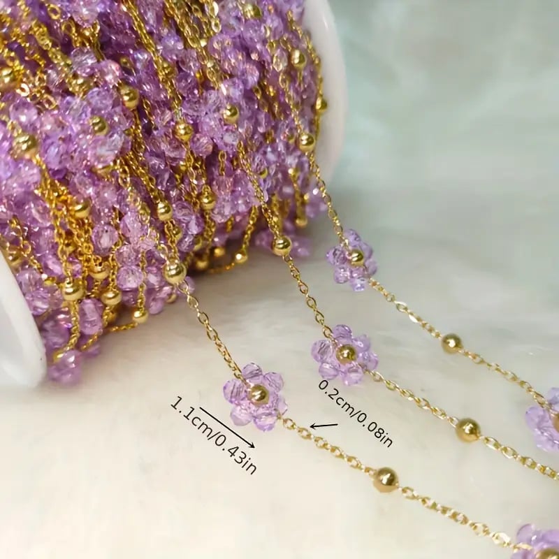 Dopamine Girl Daisy Flower set colier și brățară din oțel inoxidabil, realizare manuală, design boem, cod 1104