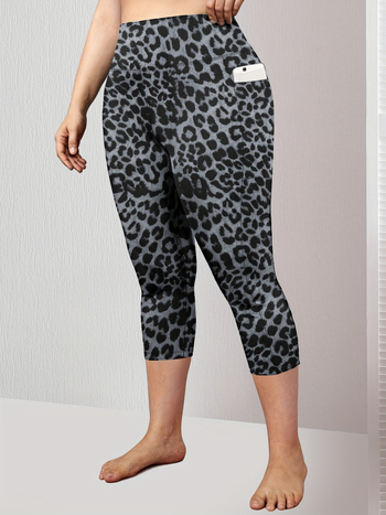 Sieviešu cargo bikses ar sānu kabatām, 3/4 garums, plaša piegriezuma siluets, polipropilēna materiāls