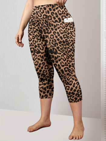 Sieviešu cargo bikses ar sānu kabatām, 3/4 garums, plaša piegriezuma siluets, polipropilēna materiāls