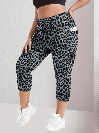 Sieviešu cargo bikses ar sānu kabatām, 3/4 garums, plaša piegriezuma siluets, polipropilēna materiāls