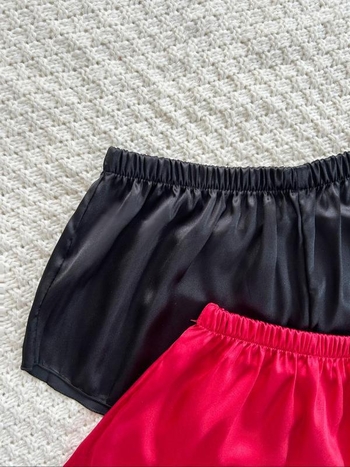 Ženske kratke hlače za spavanje — German Fleece, Half-Side Fleece, lansiranje proljeće 2025, pogodne za proljeće, glavni sadržaj tkanine ispod 30%.