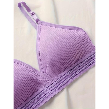 Μπραλέτ Ρομαντικό Στυλ Underwire Removable (Nylon Lace; Cotton Lining; Rabbit Ear Cup; Moldless Cup)