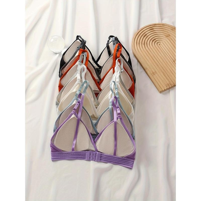 Μπραλέτ Ρομαντικό Στυλ Underwire Removable (Nylon Lace; Cotton Lining; Rabbit Ear Cup; Moldless Cup)