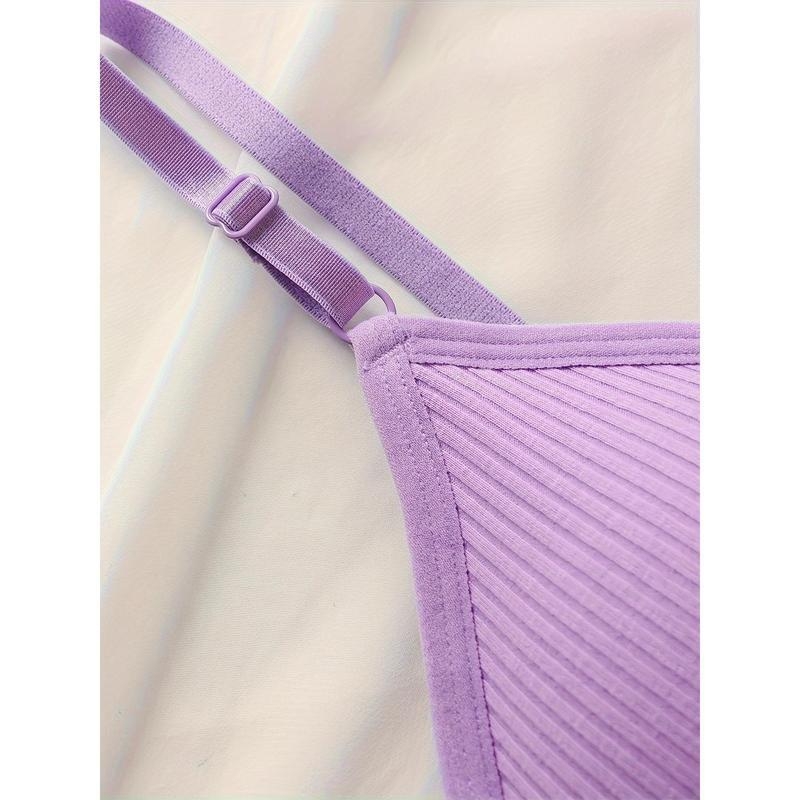 Μπραλέτ Ρομαντικό Στυλ Underwire Removable (Nylon Lace; Cotton Lining; Rabbit Ear Cup; Moldless Cup)