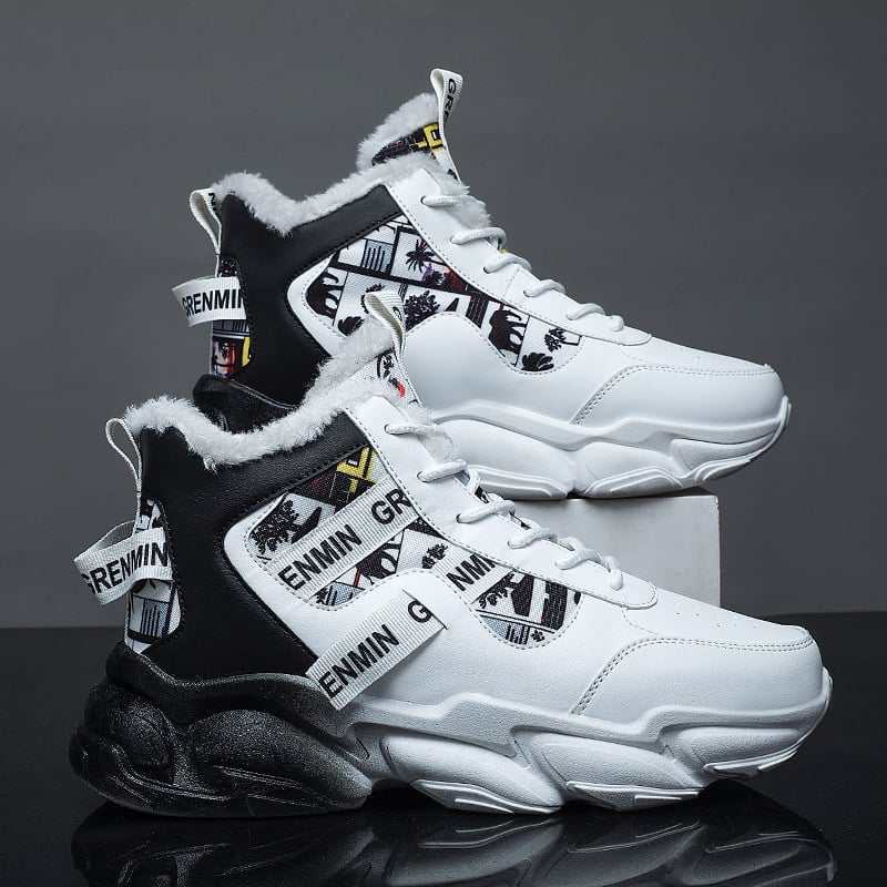 Χειμερινά Ανδρικά Παπούτσια με PU Άνω Μέρος και EVA Σόλα – Χαλαρωτικό Στυλ