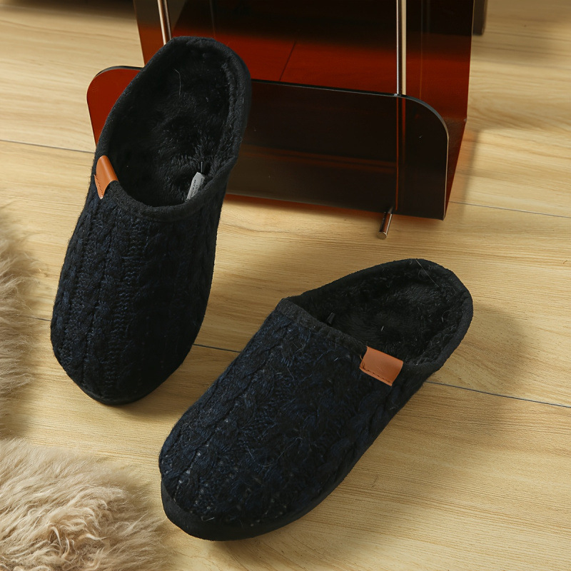 Kangasest sussid Slip-On ümmarguse ninaga, eakale mehele üle 60 aasta, ülemine: veise nubuknahk, talla: TPR