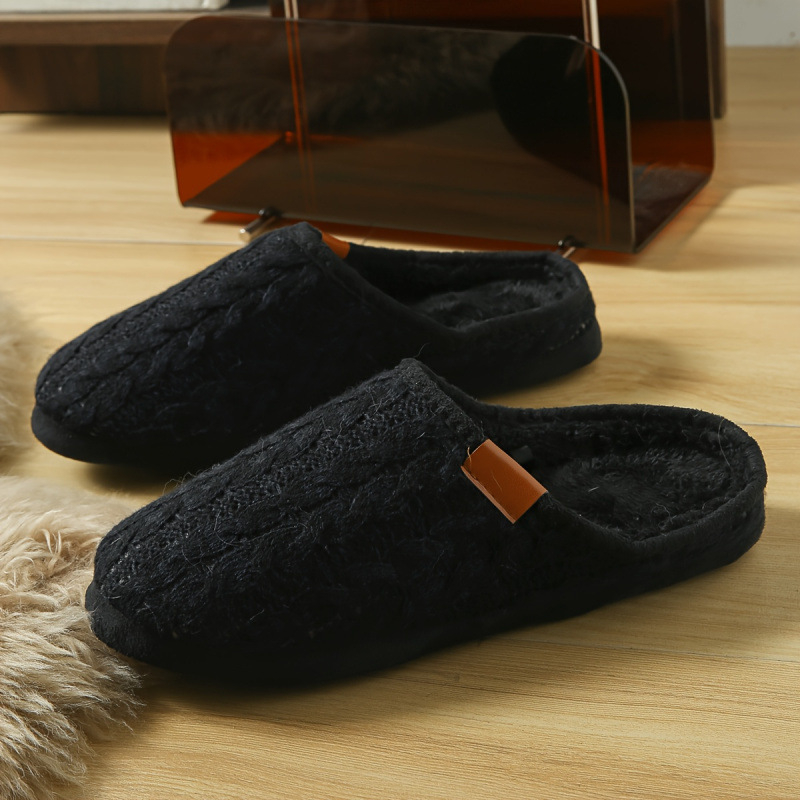 Kangasest sussid Slip-On ümmarguse ninaga, eakale mehele üle 60 aasta, ülemine: veise nubuknahk, talla: TPR