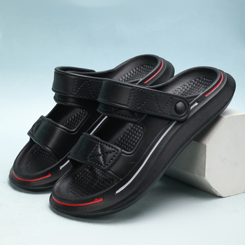 Meeste sandaalid klambriga kinnitusega, avatud varbaga, EVA ülemine ja EVA tald, hingavad