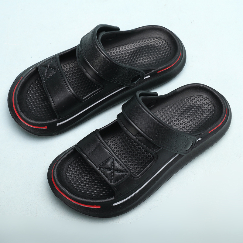 Meeste sandaalid klambriga kinnitusega, avatud varbaga, EVA ülemine ja EVA tald, hingavad