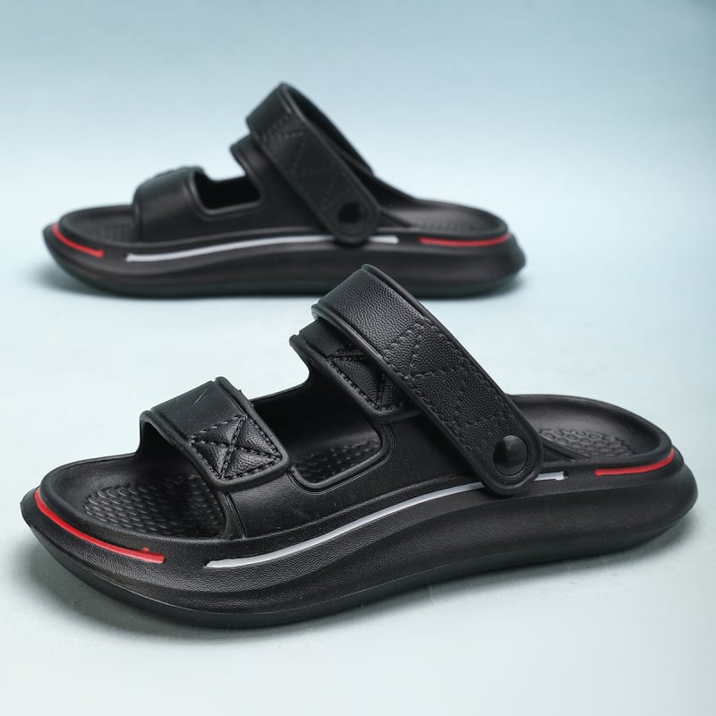 Meeste sandaalid klambriga kinnitusega, avatud varbaga, EVA ülemine ja EVA tald, hingavad