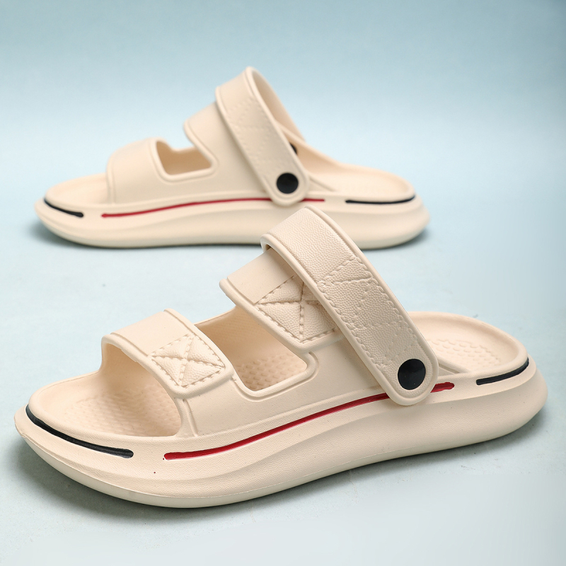 Meeste sandaalid klambriga kinnitusega, avatud varbaga, EVA ülemine ja EVA tald, hingavad