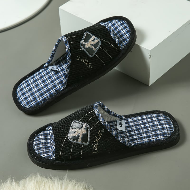 Ανδρικές EVA παντόφλες εσωτερικού χώρου, Slip-On, για ηλικιωμένους άνω των 60, τετραεποχικές