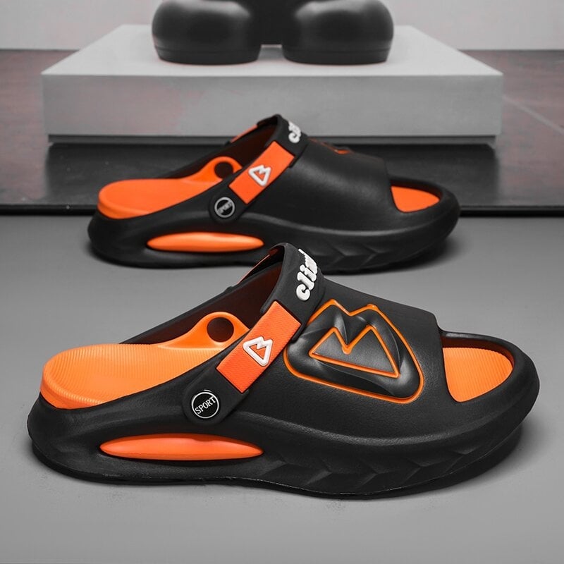 Мъжки чехли EVA - EVA горна част, EVA подметка, Injection Shoes технология, отворен пръст, лято 2024