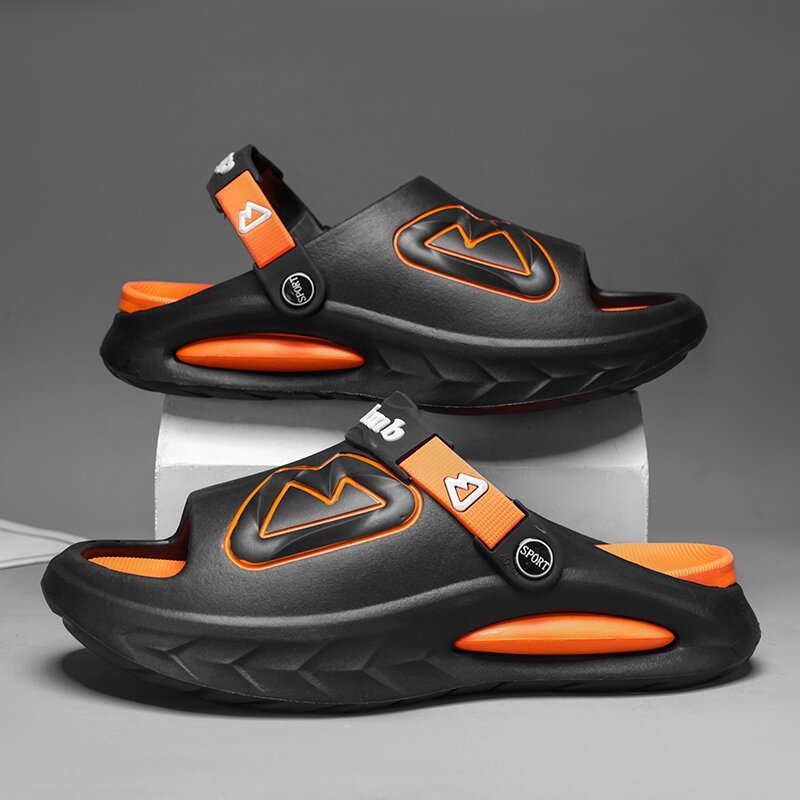 Мъжки чехли EVA - EVA горна част, EVA подметка, Injection Shoes технология, отворен пръст, лято 2024