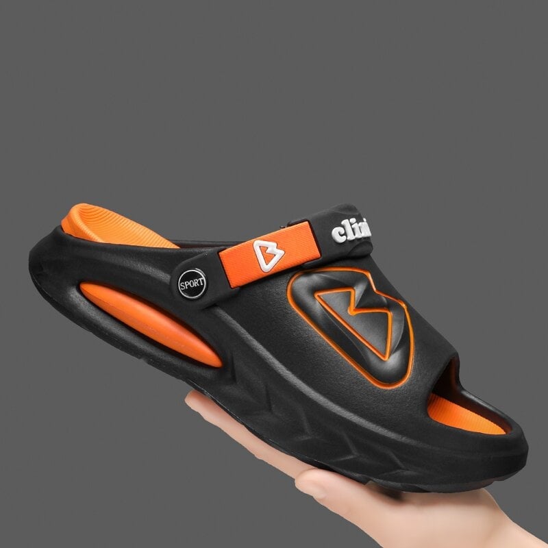 Мъжки чехли EVA - EVA горна част, EVA подметка, Injection Shoes технология, отворен пръст, лято 2024